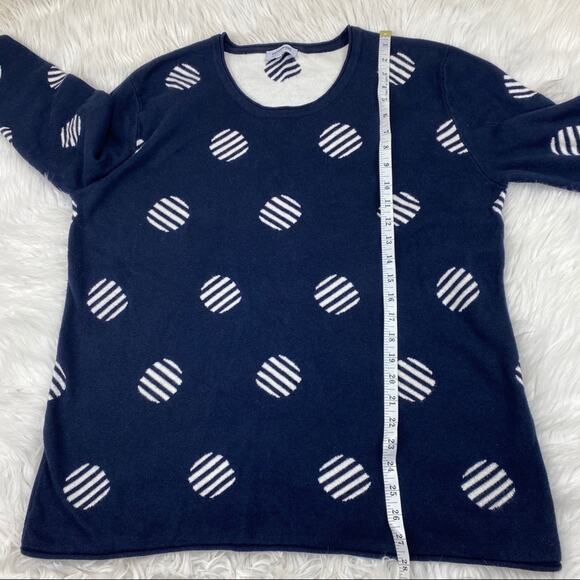 Goondiwindi Cotton Australia Women's Cashmere Blend Sweater Navy Size L - Picture 3 of 7